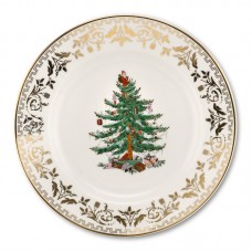 Spode Christmas Tree Gold Salad Plate SPD2018
